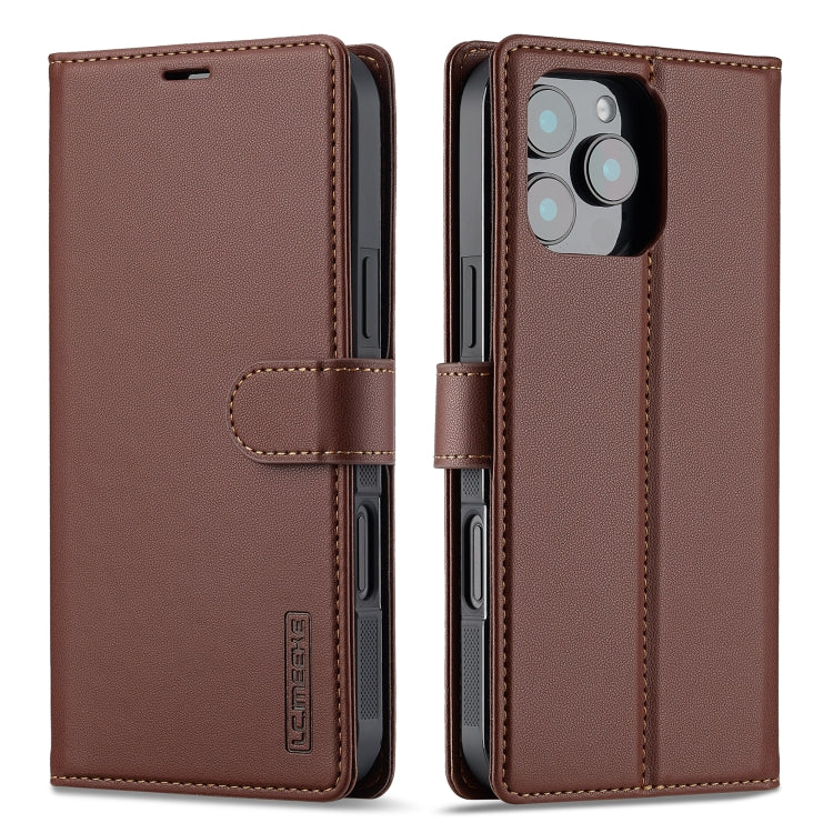 LC.IMEEKE L2 Series Detachable Magsafe PU Phone Case with Lanyard, For iPhone 16 Pro Max, For iPhone 16 Pro, For iPhone 16 Plus, For iPhone 16