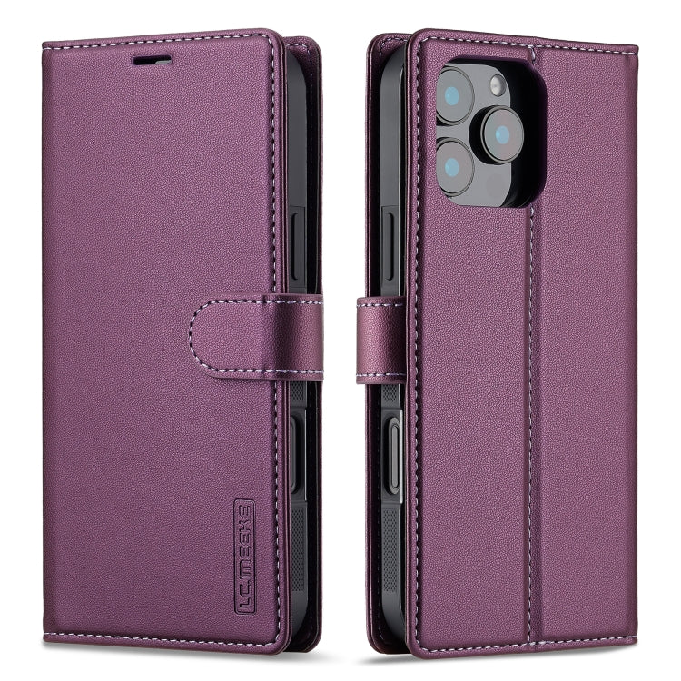 LC.IMEEKE L2 Series Detachable Magsafe PU Phone Case with Lanyard, For iPhone 16 Pro Max, For iPhone 16 Pro, For iPhone 16 Plus, For iPhone 16