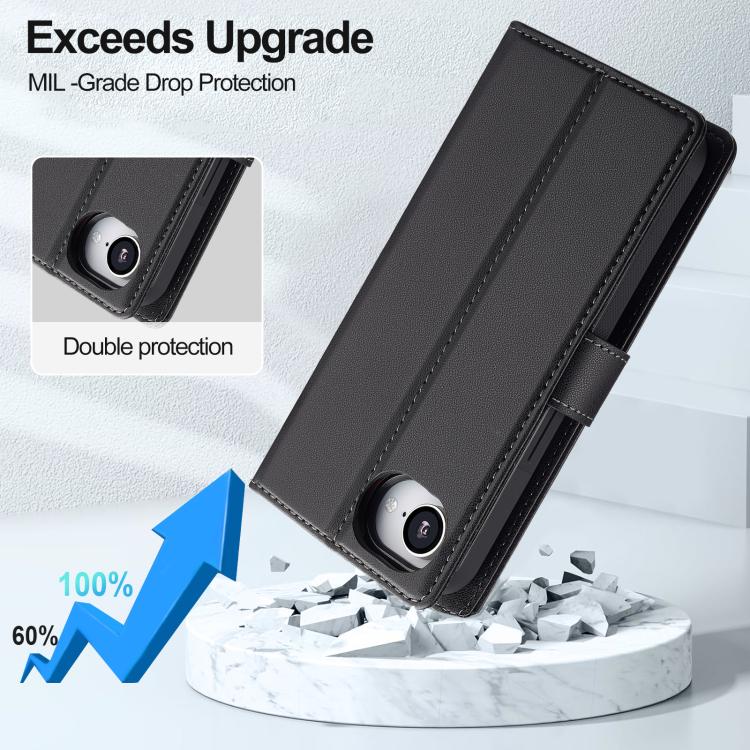 LC.IMEEKE L2 Series Detachable Magsafe PU Phone Case with Lanyard, For iPhone 17 Pro Max, For iPhone 17 Pro, For iPhone Air, For iPhone 16e