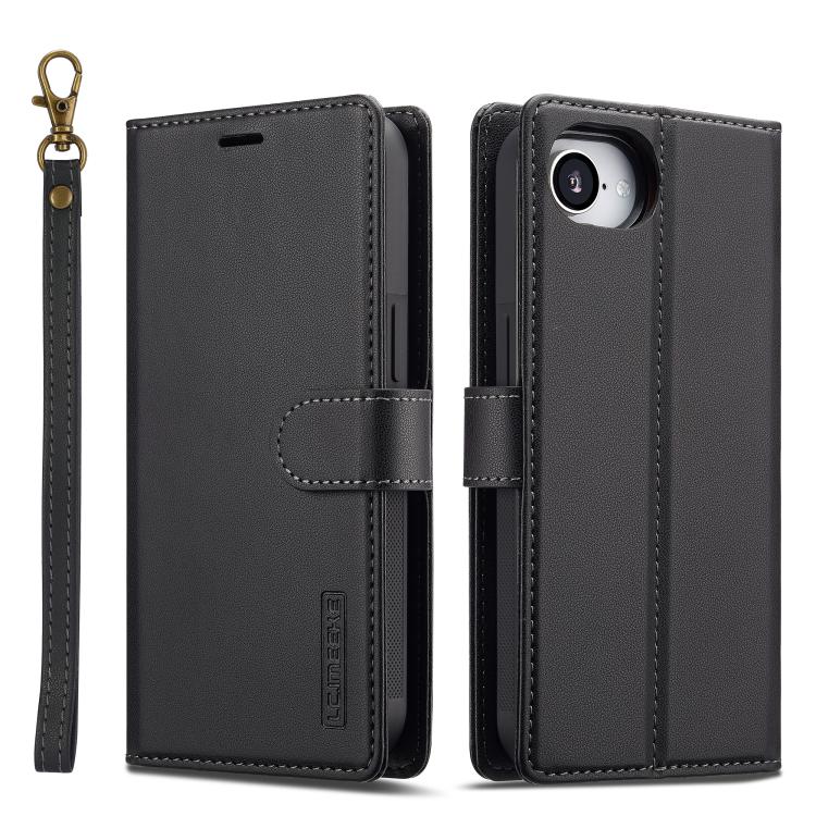 LC.IMEEKE L2 Series Detachable Magsafe PU Phone Case with Lanyard, For iPhone 17 Pro Max, For iPhone 17 Pro, For iPhone Air, For iPhone 16e