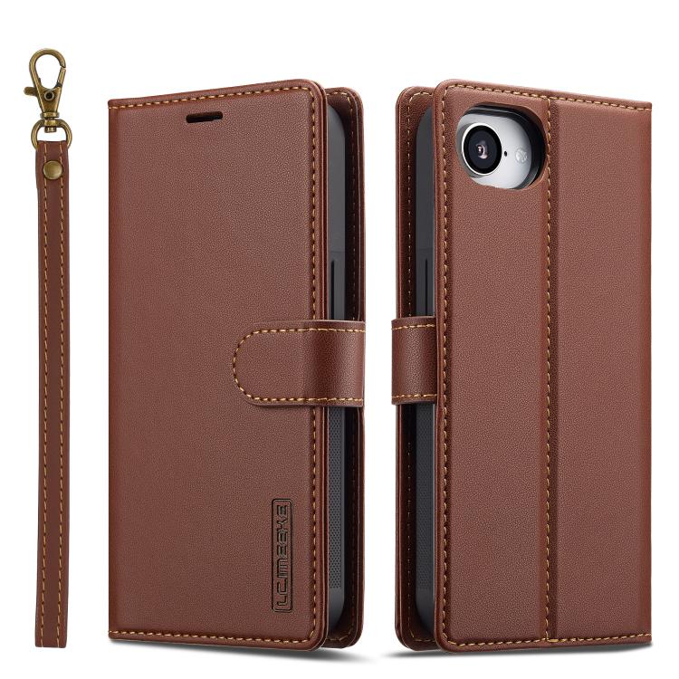 LC.IMEEKE L2 Series Detachable Magsafe PU Phone Case with Lanyard, For iPhone 17 Pro Max, For iPhone 17 Pro, For iPhone Air, For iPhone 16e