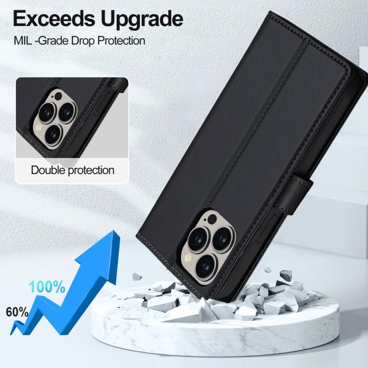 LC.IMEEKE L2 Series Detachable Magsafe PU Phone Case with Lanyard, For iPhone 15 Pro Max, For iPhone 15 Pro, For iPhone 15 Plus, For iPhone 15
