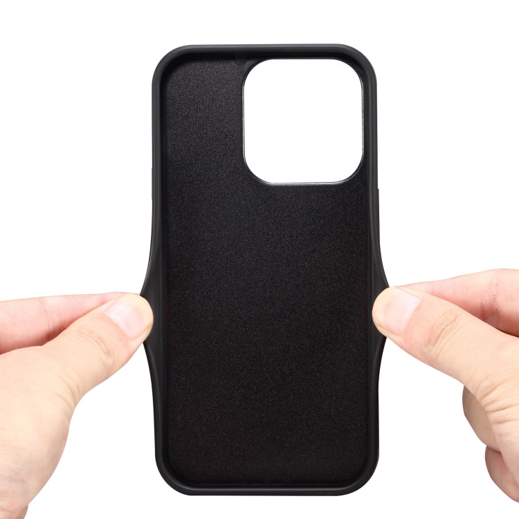 Denior D09 PU Dual Card Slot Back Cover Phone Case, For iPhone 16