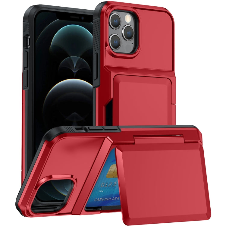 Card Slot Holder Phone Case, For iPhone 12 Pro Max, For iPhone 11 Pro Max, For iPhone 11, For iPhone 11 Pro