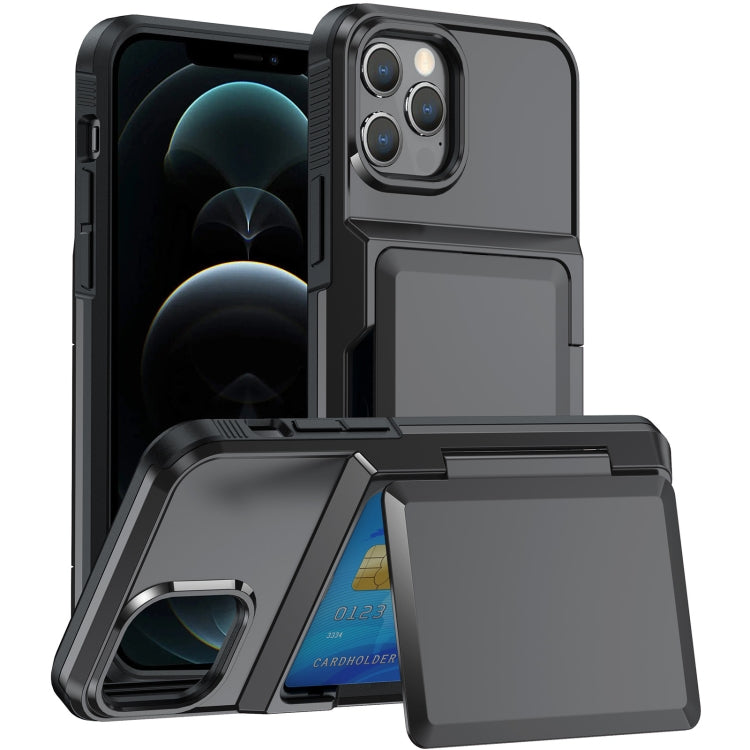 Card Slot Holder Phone Case, For iPhone 12 Pro Max, For iPhone 11 Pro Max, For iPhone 11, For iPhone 11 Pro