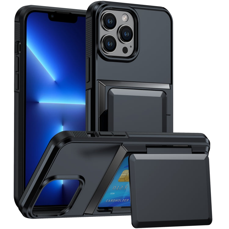 Card Slot Holder Phone Case, For iPhone 12 Pro Max, For iPhone 11 Pro Max, For iPhone 11, For iPhone 11 Pro