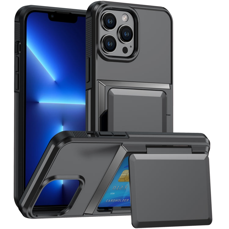 Card Slot Holder Phone Case, For iPhone 12 Pro Max, For iPhone 11 Pro Max, For iPhone 11, For iPhone 11 Pro