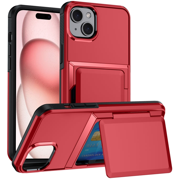 Card Slot Holder Phone Case, For iPhone 14 Plus, For iPhone 14, For iPhone 14 Pro, For iPhone 14 Pro Max