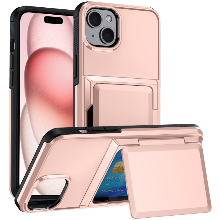 Card Slot Holder Phone Case, For iPhone 14 Plus, For iPhone 14, For iPhone 14 Pro, For iPhone 14 Pro Max