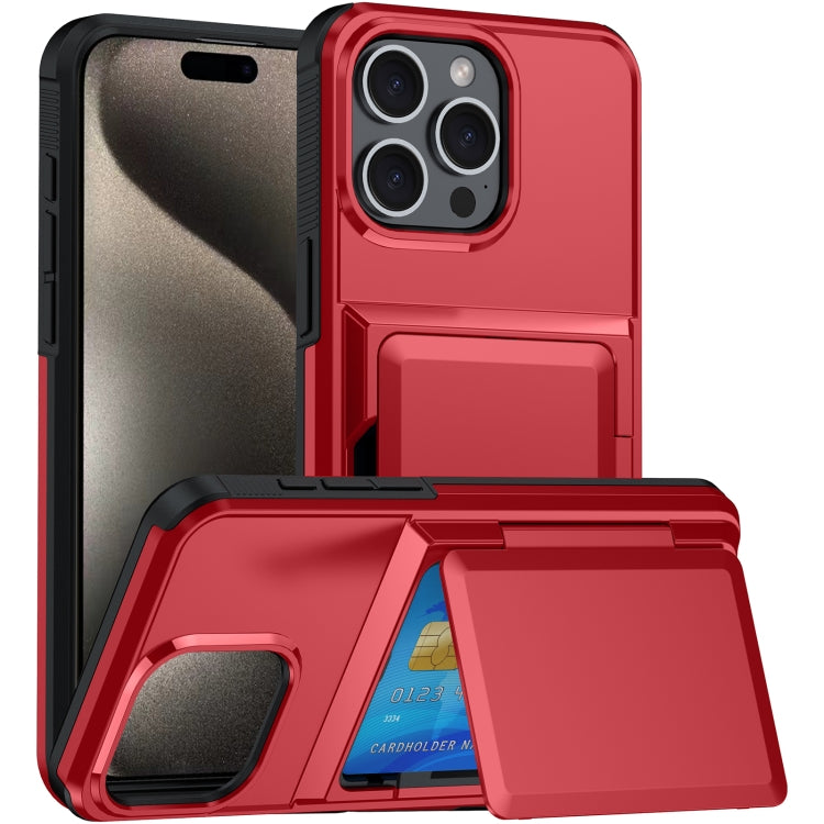 Card Slot Holder Phone Case, For iPhone 14 Plus, For iPhone 14, For iPhone 14 Pro, For iPhone 14 Pro Max