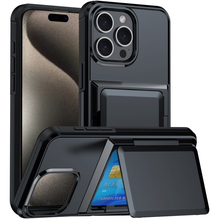 Card Slot Holder Phone Case, For iPhone 14 Plus, For iPhone 14, For iPhone 14 Pro, For iPhone 14 Pro Max