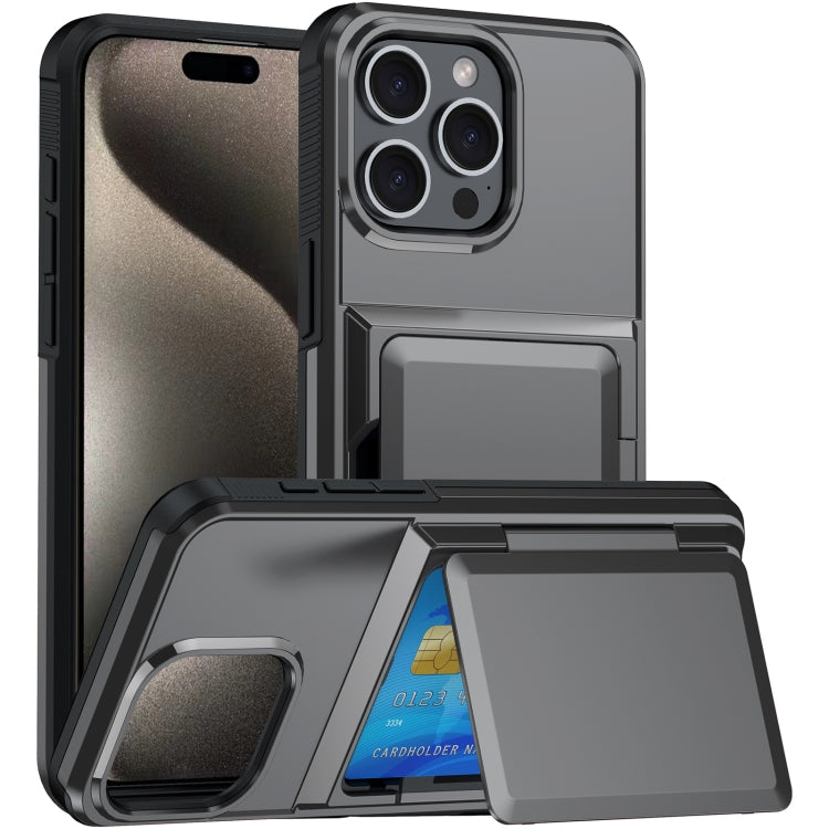 Card Slot Holder Phone Case, For iPhone 14 Plus, For iPhone 14, For iPhone 14 Pro, For iPhone 14 Pro Max