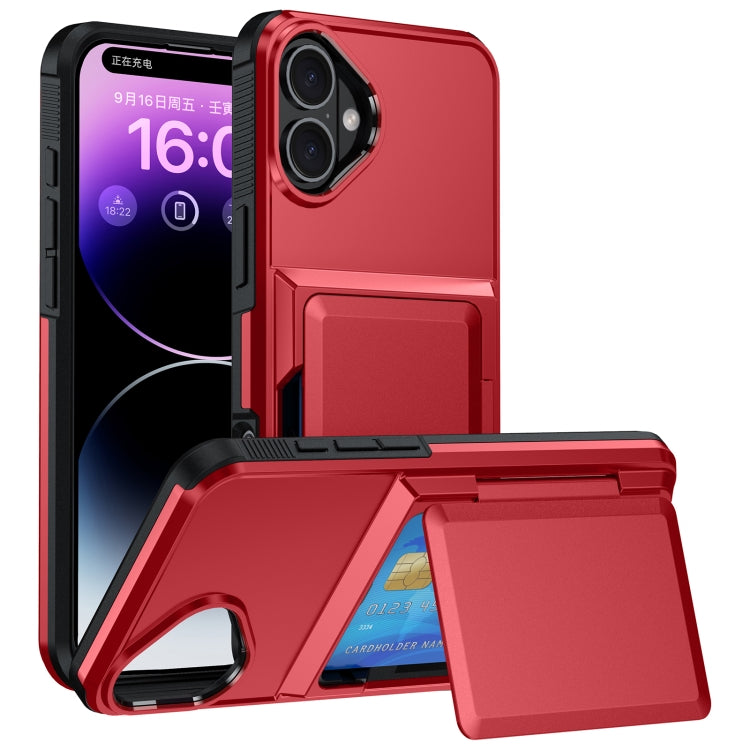 Card Slot Holder Phone Case, For iPhone 14 Plus, For iPhone 14, For iPhone 14 Pro, For iPhone 14 Pro Max