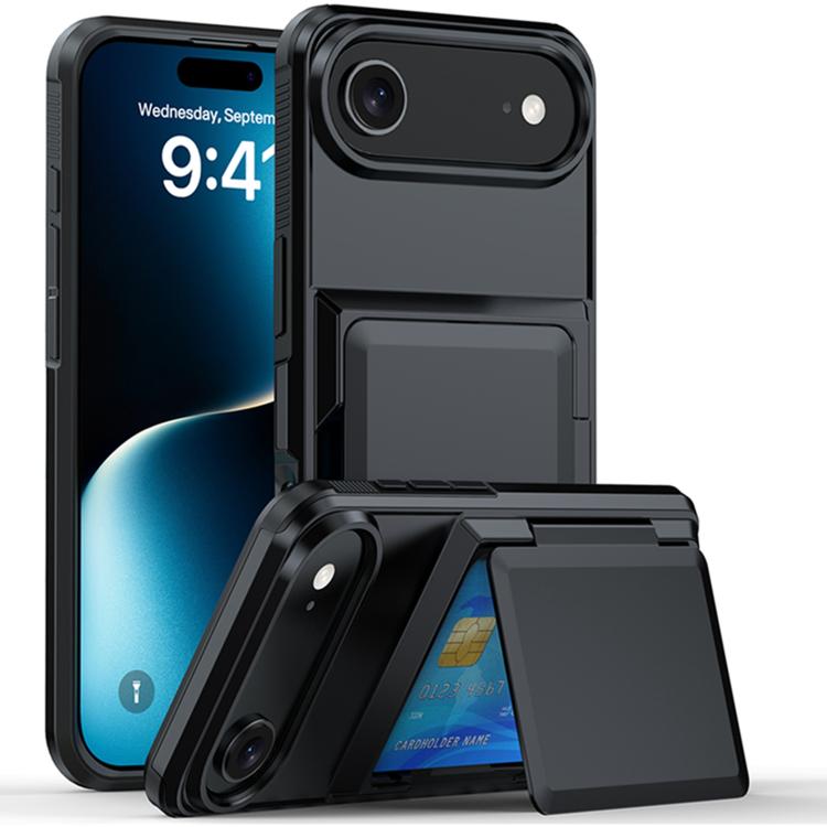 Card Slot Holder Phone Case, For iPhone 15 Pro Max, For iPhone 15 Pro, For iPhone 15 Plus, For iPhone 15