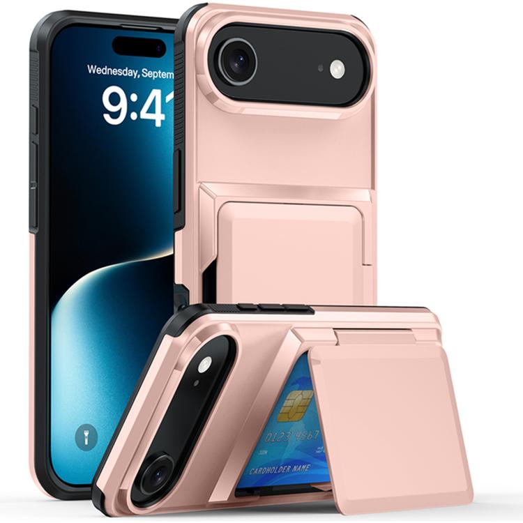 Card Slot Holder Phone Case, For iPhone 15 Pro Max, For iPhone 15 Pro, For iPhone 15 Plus, For iPhone 15