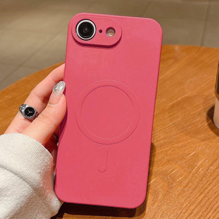 Solid Color Liquid Silicone MagSafe Magnetic Phone Case, For iPhone 17 Pro Max