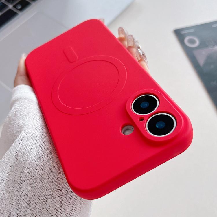 Solid Color Liquid Silicone MagSafe Magnetic Phone Case, For iPhone 17 Air