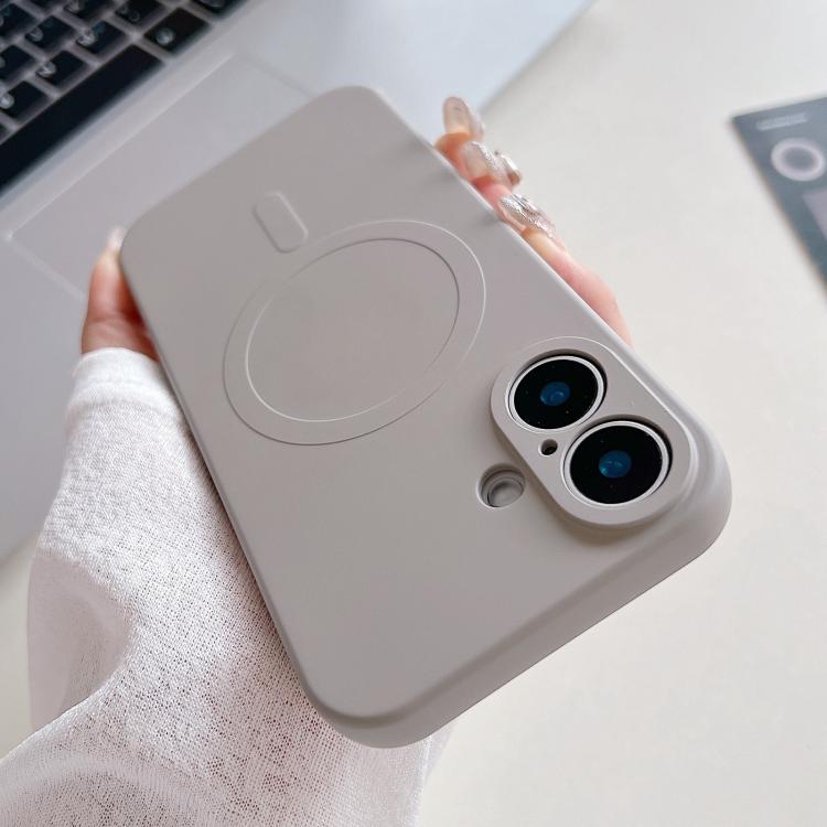 Solid Color Liquid Silicone MagSafe Magnetic Phone Case, For iPhone 17 Air