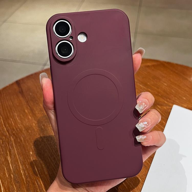 Solid Color Liquid Silicone MagSafe Magnetic Phone Case, For iPhone 17 Air