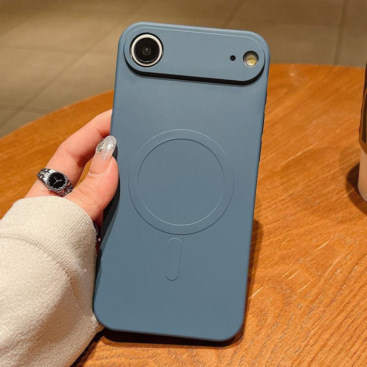 Solid Color Liquid Silicone MagSafe Magnetic Phone Case, For iPhone 16e