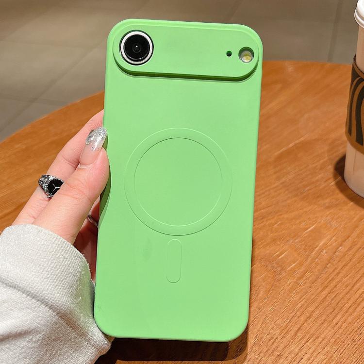 Solid Color Liquid Silicone MagSafe Magnetic Phone Case, For iPhone 16e