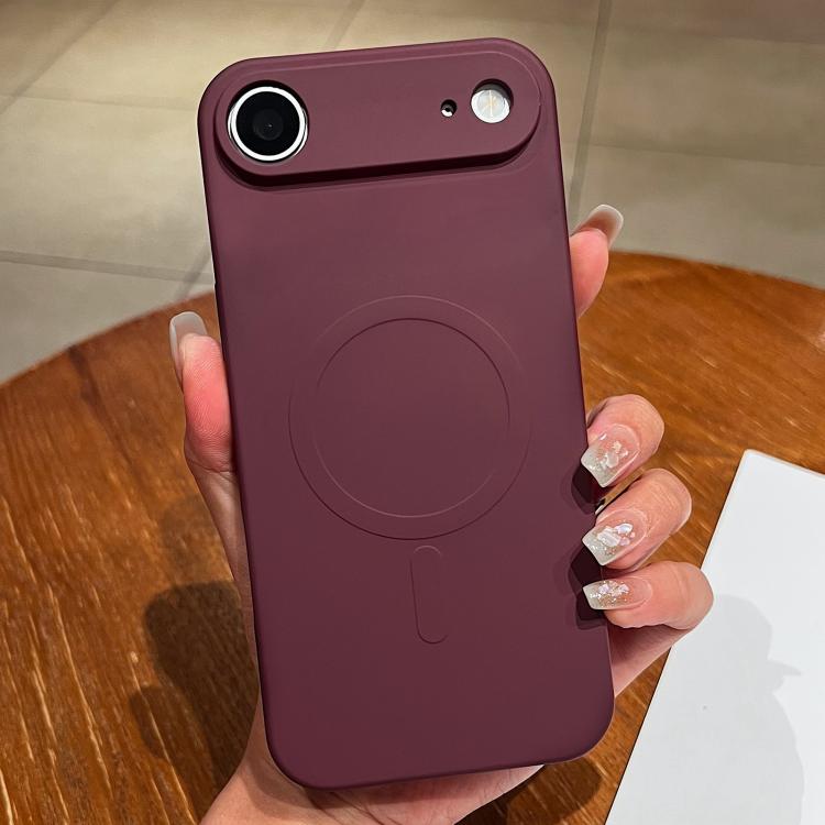 Solid Color Liquid Silicone MagSafe Magnetic Phone Case, For iPhone 16e