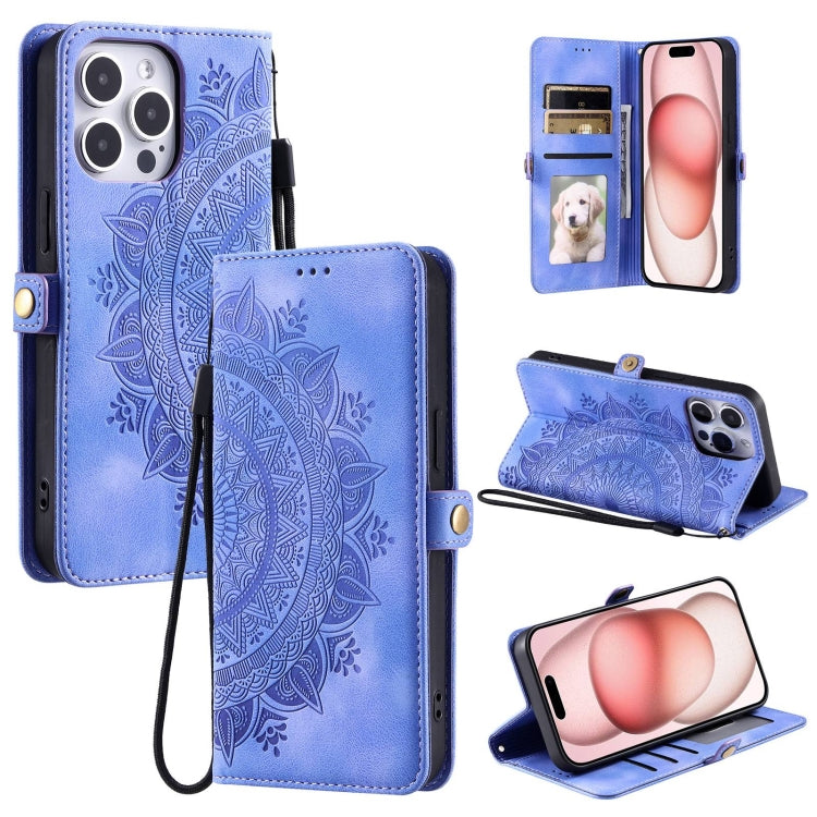 Skin Feel Totem Embossed Leather Phone Case, For iPhone 16e / 17e, For iPhone 16 Pro Max, For iPhone 16 Pro, For iPhone 16 Plus