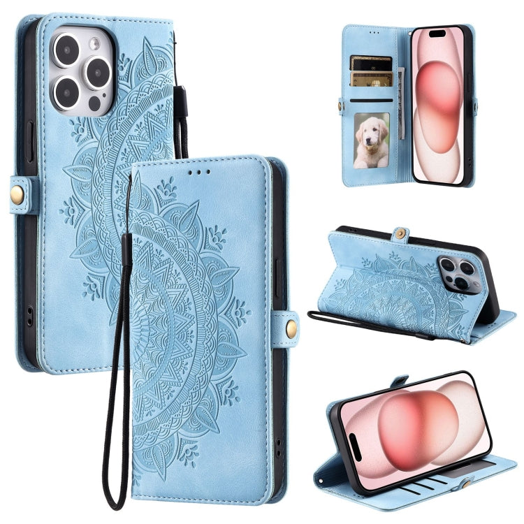 Skin Feel Totem Embossed Leather Phone Case, For iPhone 16e / 17e, For iPhone 16 Pro Max, For iPhone 16 Pro, For iPhone 16 Plus
