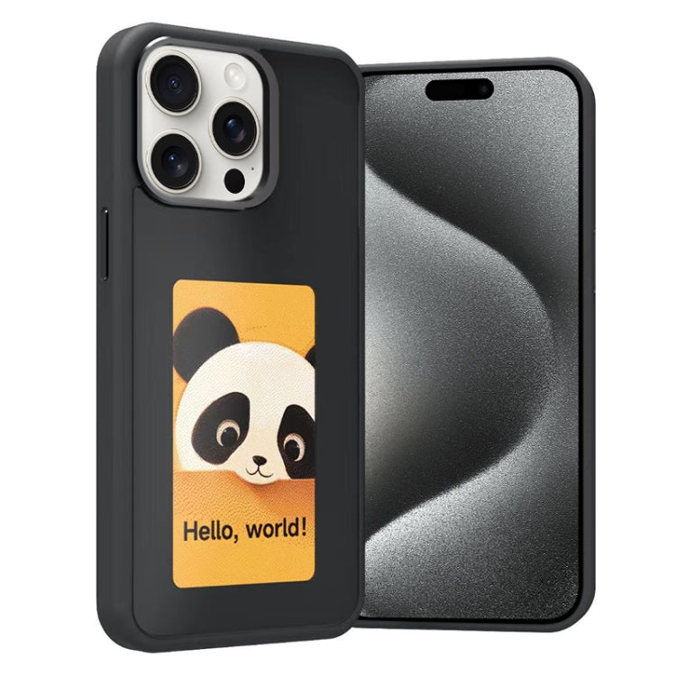 Four-Color E-ink Screen NFC DIY Phone Case, For iPhone 16 Pro, For iPhone 16 Plus, For iPhone 16, For iPhone 15 Pro Max, For iPhone 15 Pro, For iPhone 15, For iPhone 14 / 13, For iPhone 14 Pro, For iPhone 14 Pro Max, For iPhone 13 Pro Max