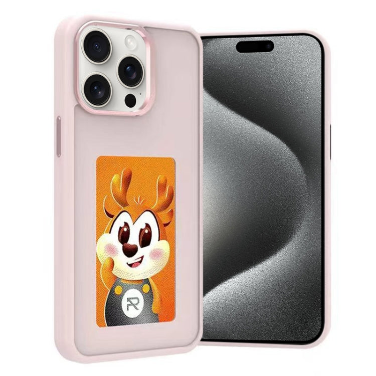 Four-Color E-ink Screen NFC DIY Phone Case, For iPhone 16 Pro, For iPhone 16 Plus, For iPhone 16, For iPhone 15 Pro Max, For iPhone 15 Pro, For iPhone 15, For iPhone 14 / 13, For iPhone 14 Pro, For iPhone 14 Pro Max, For iPhone 13 Pro Max