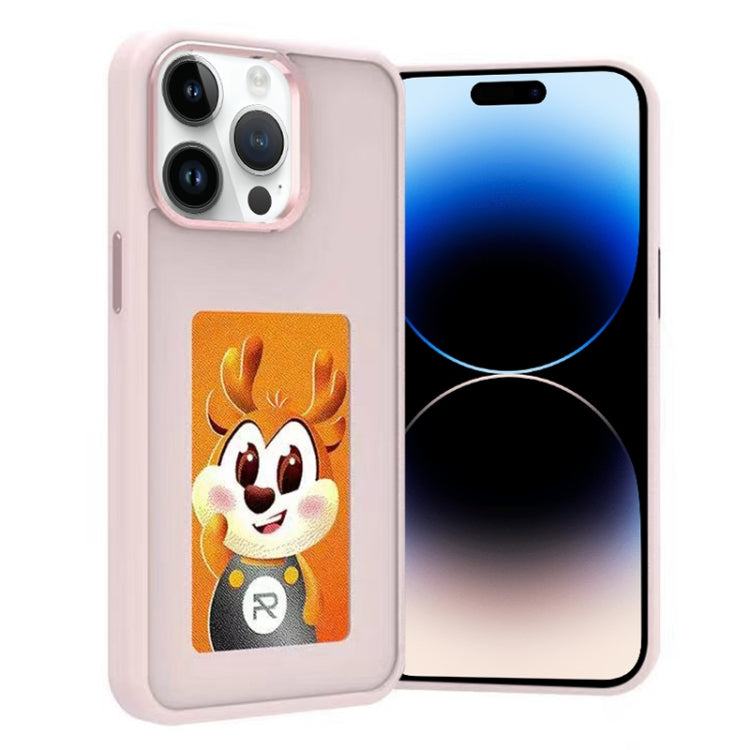 Four-Color E-ink Screen NFC DIY Phone Case, For iPhone 16 Pro, For iPhone 16 Plus, For iPhone 16, For iPhone 15 Pro Max, For iPhone 15 Pro, For iPhone 15, For iPhone 14 / 13, For iPhone 14 Pro, For iPhone 14 Pro Max, For iPhone 13 Pro Max