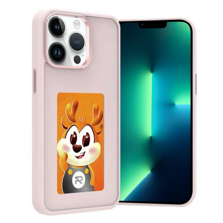 Four-Color E-ink Screen NFC DIY Phone Case, For iPhone 16 Pro, For iPhone 16 Plus, For iPhone 16, For iPhone 15 Pro Max, For iPhone 15 Pro, For iPhone 15, For iPhone 14 / 13, For iPhone 14 Pro, For iPhone 14 Pro Max, For iPhone 13 Pro Max