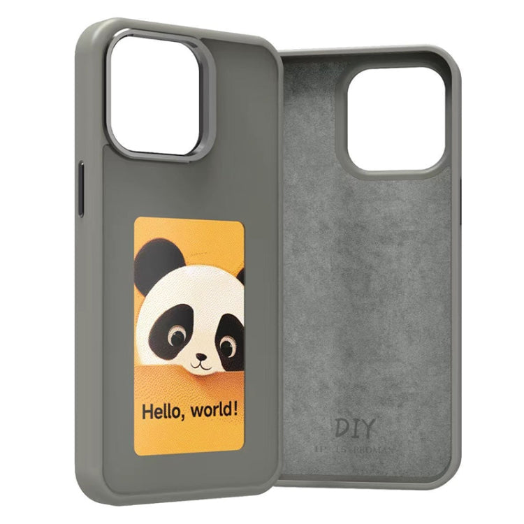 Four-Color E-ink Screen NFC DIY Phone Case, For iPhone 13 Pro