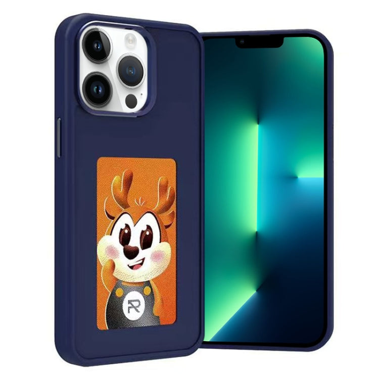 Four-Color E-ink Screen NFC DIY Phone Case, For iPhone 13 Pro