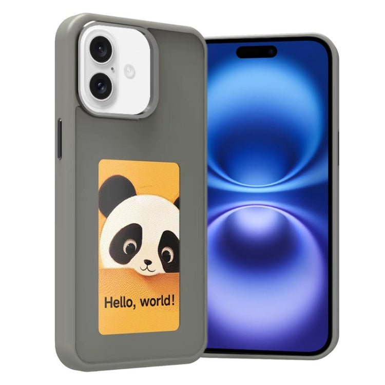 Four-Color E-ink Screen NFC DIY Phone Case, For iPhone 16 Pro, For iPhone 16 Plus, For iPhone 16, For iPhone 15 Pro Max, For iPhone 15 Pro, For iPhone 15, For iPhone 14 / 13, For iPhone 14 Pro, For iPhone 14 Pro Max, For iPhone 13 Pro Max