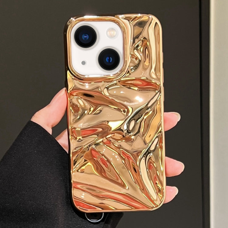 Water Ripple Electroplating Paint TPU Phone Case, For iPhone 13, For iPhone 12