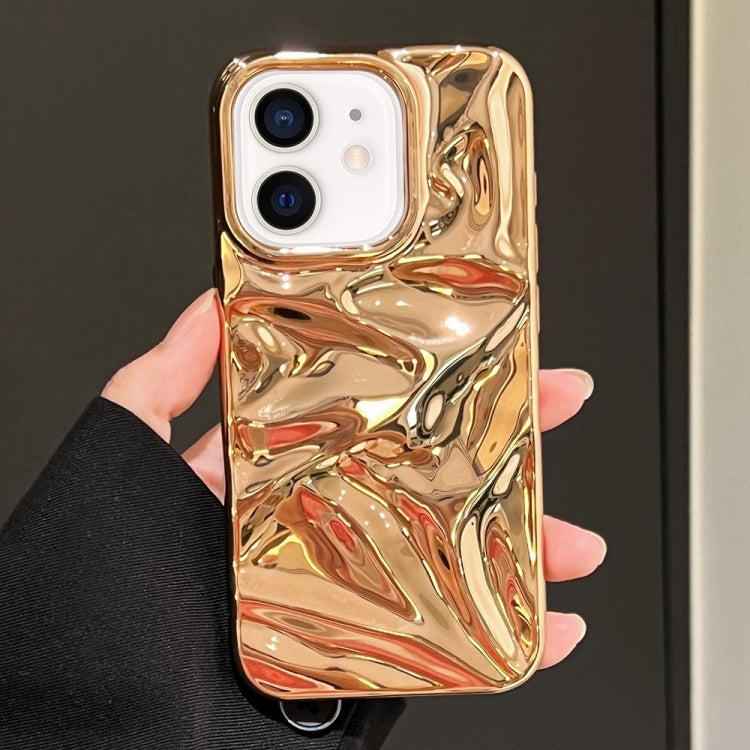 Water Ripple Electroplating Paint TPU Phone Case, For iPhone 13, For iPhone 12