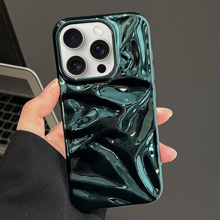 Water Ripple Electroplating Paint TPU Phone Case, For iPhone 15 Plus, For iPhone 15
