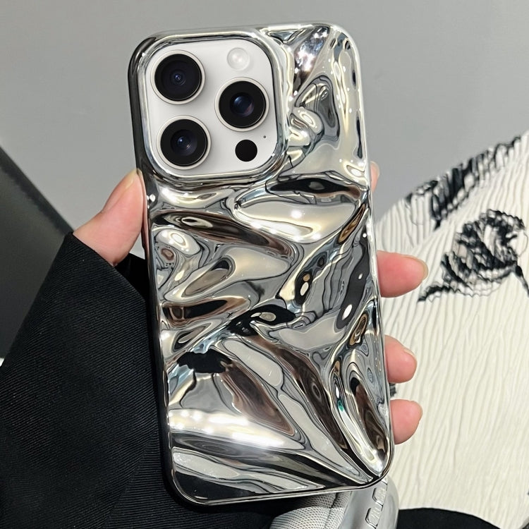 Water Ripple Electroplating Paint TPU Phone Case, For iPhone 15 Plus, For iPhone 15