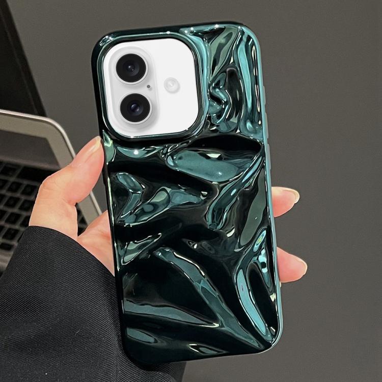 Water Ripple Electroplating Paint TPU Phone Case, For iPhone 16 Pro Max, For iPhone 16 Pro