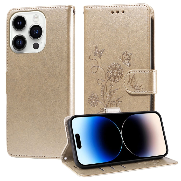 Embossed Butterfly Flowers Leather Phone Case, For iPhone 14 Pro Max, For iPhone 7 / 8 / SE 2022, For iPhone 13 Pro Max, For iPhone 13 Pro