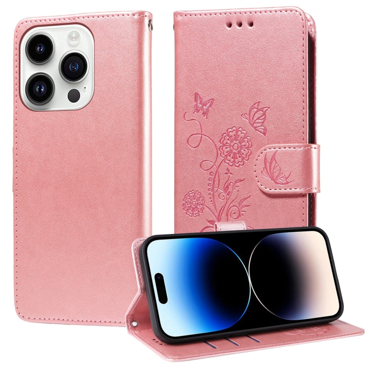 Embossed Butterfly Flowers Leather Phone Case, For iPhone 14 Pro Max, For iPhone 7 / 8 / SE 2022, For iPhone 13 Pro Max, For iPhone 13 Pro