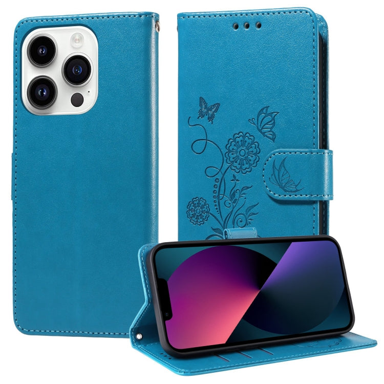 Embossed Butterfly Flowers Leather Phone Case, For iPhone 14 Pro Max, For iPhone 7 / 8 / SE 2022, For iPhone 13 Pro Max, For iPhone 13 Pro