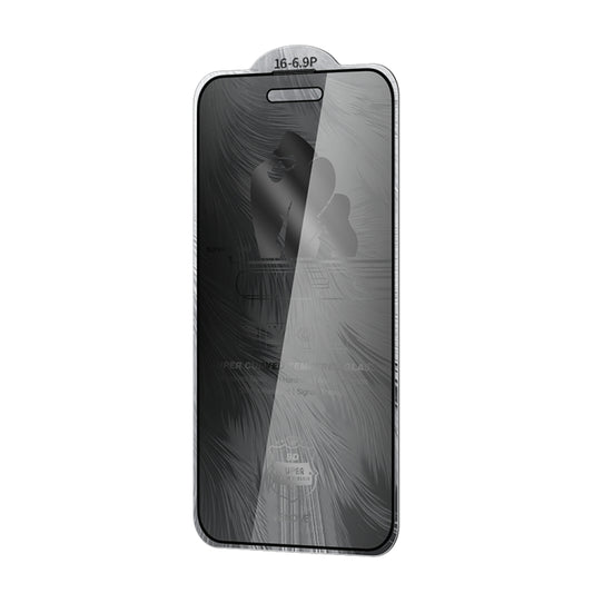 WK WTP-089 Space King Kong 9D Curved 360 Degree Privacy Tempered Glass Film, For iPhone 16 Pro Max, For iPhone 16 Pro, For iPhone 16 Plus / 15 Plus, For iPhone 16 / 15