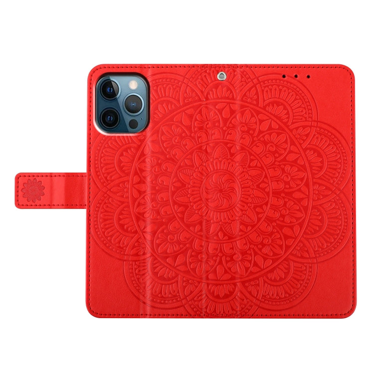 Flower Embossed Leather Phone Case, For iPhone 16