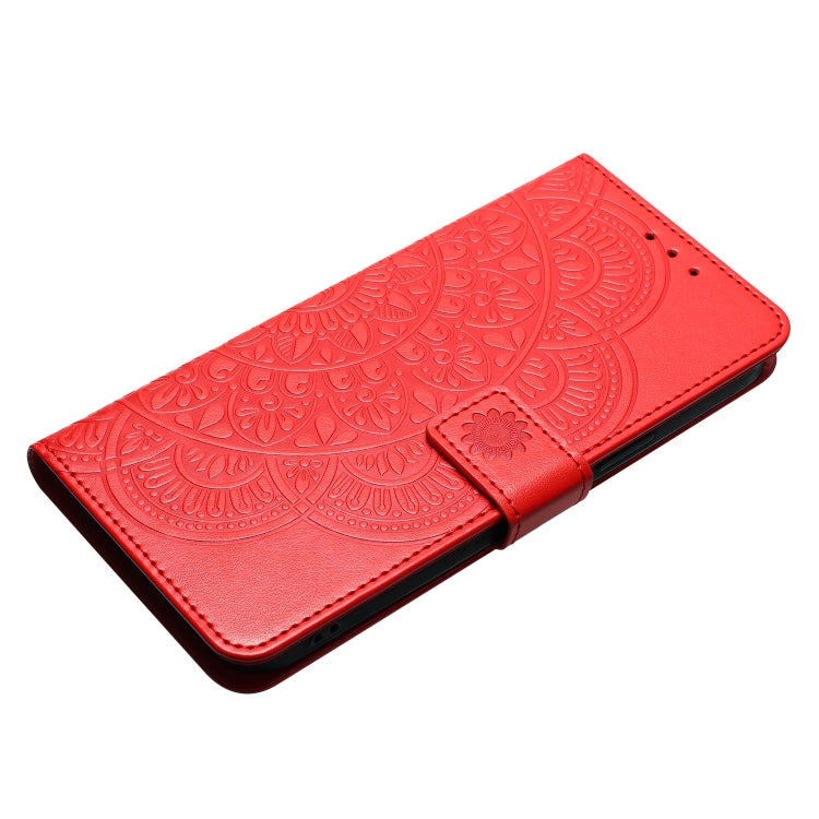 Flower Embossed Leather Phone Case, For iPhone 16