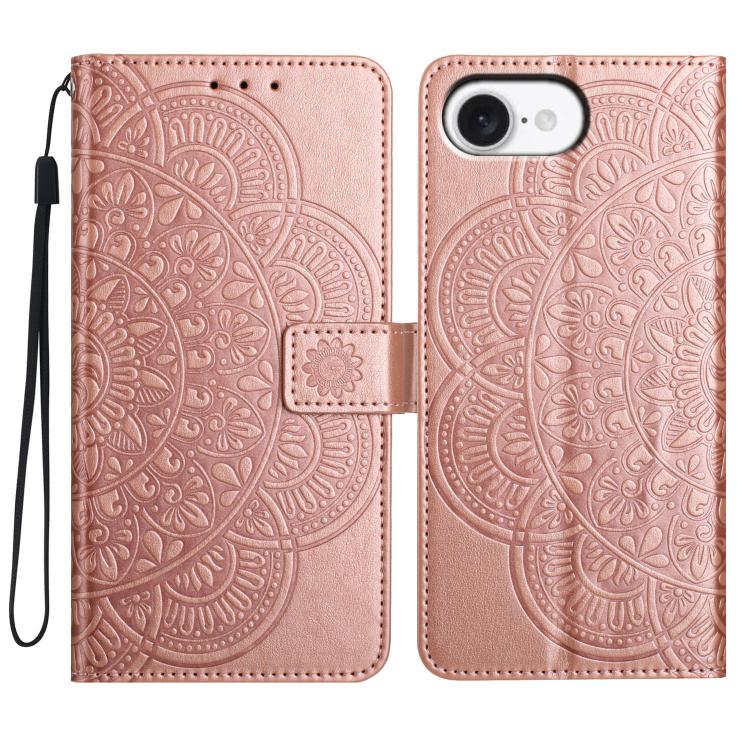 Flower Embossed Leather Phone Case, For iPhone 17 Pro Max, For iPhone 17 Pro, For iPhone 17, For iPhone Air