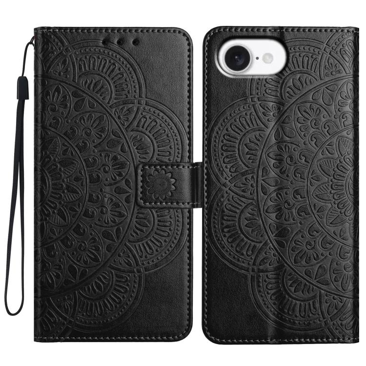 Flower Embossed Leather Phone Case, For iPhone 17 Pro Max, For iPhone 17 Pro, For iPhone 17, For iPhone Air