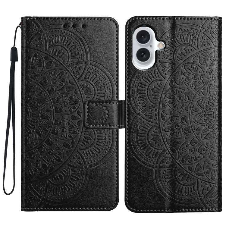 Flower Embossed Leather Phone Case, For iPhone 17 Pro Max, For iPhone 17 Pro, For iPhone 17, For iPhone Air