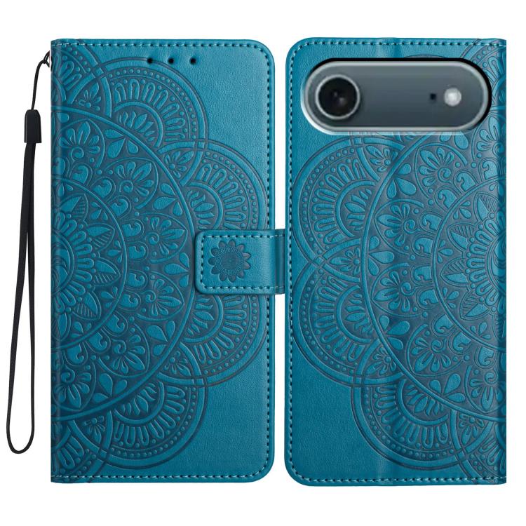 Flower Embossed Leather Phone Case, For iPhone 16e, For iPhone 16 Pro Max, For iPhone 16 Pro, For iPhone 16 Plus